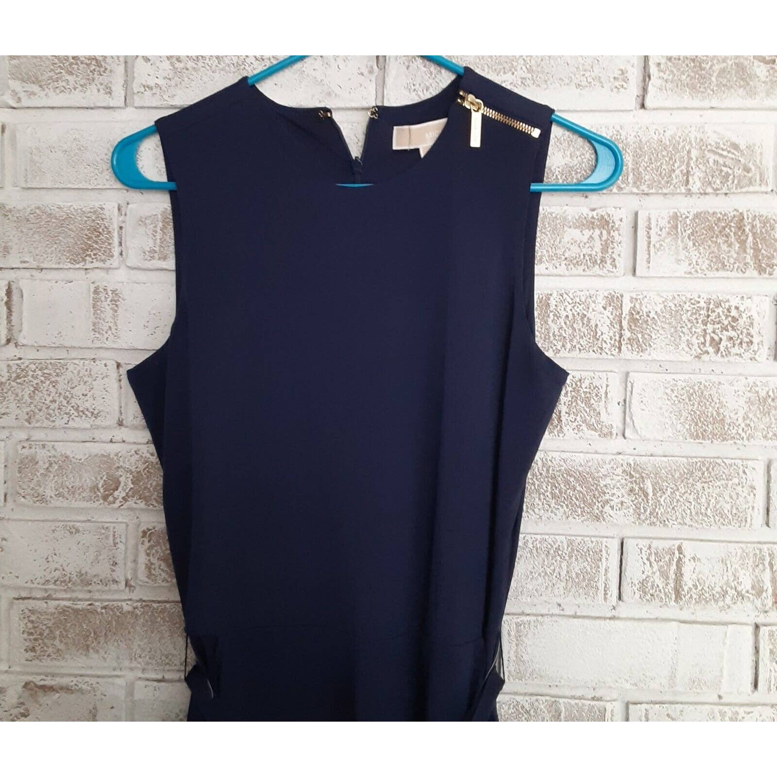Michael Kors Nwt Sz S Sleeveless/Cropped Jumpsuit True Navy